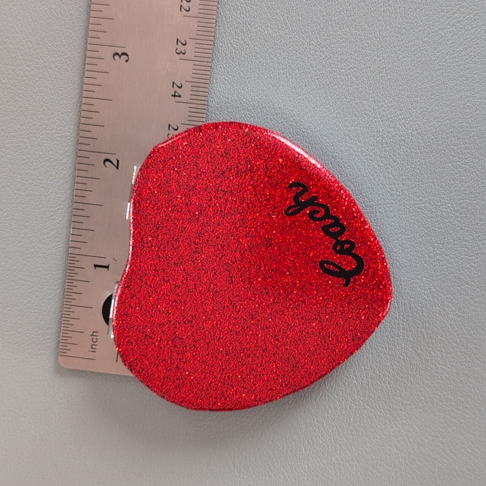 Coach Glittering Red Heart Mirror - Picture 5 of 7